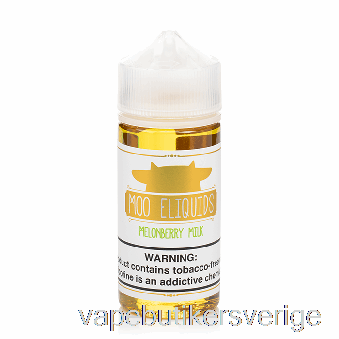 Vape Sverige Melonbärsmjölk - Moo E-vätskor - 100ml 6mg